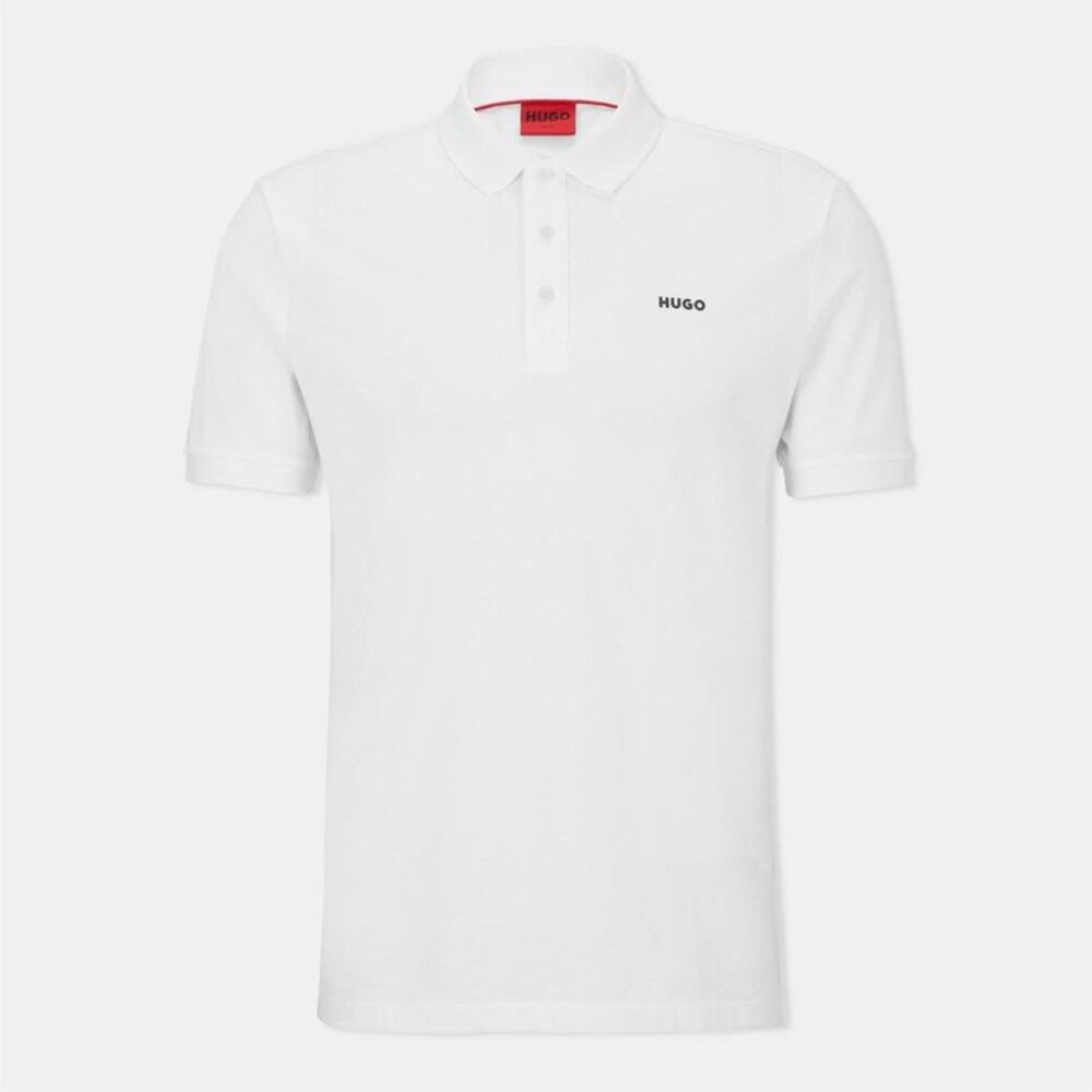 Hugo Mens Donos Cotton Polo Shirt / White
